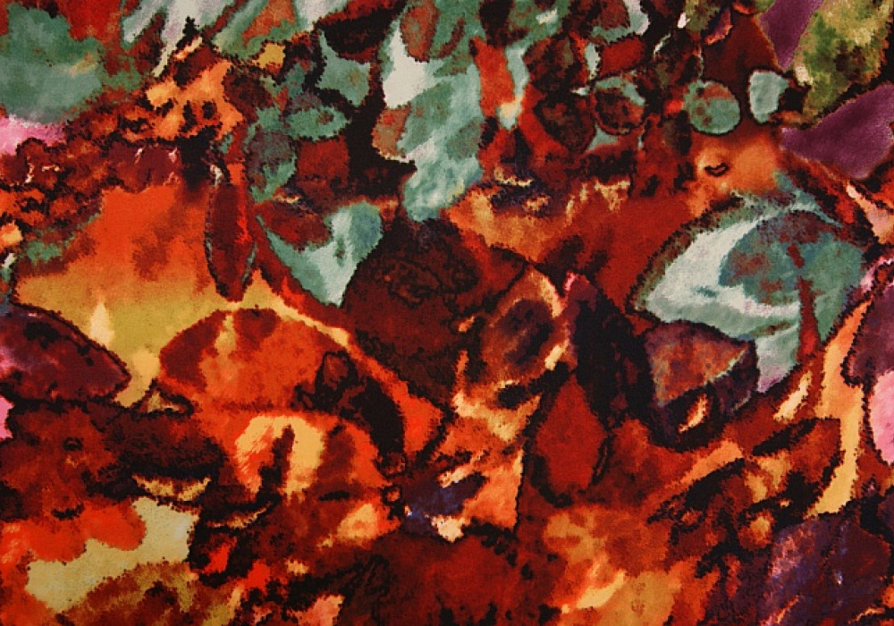 Punto Heavy stretch print