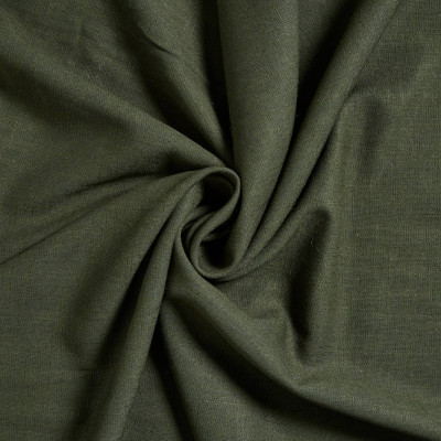 Linnen Viscose Legergroen