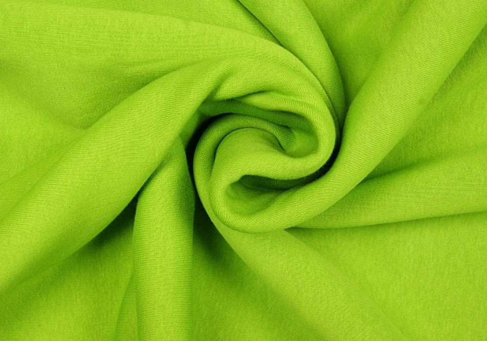 Joggingstof groen lime