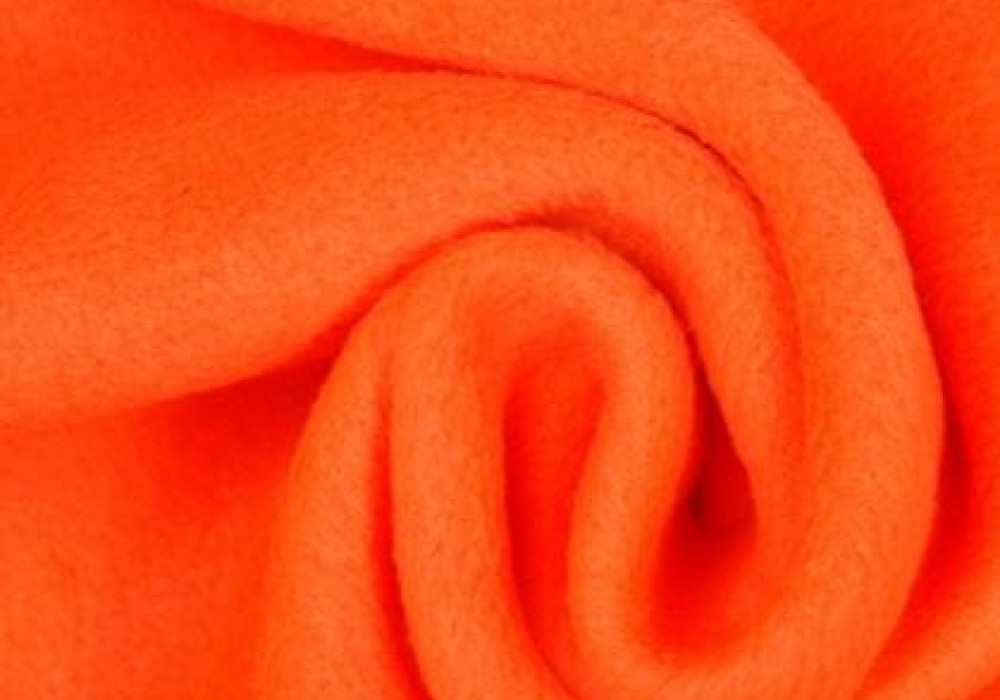 Fleece fluor oranje