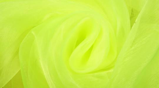 Organza fluor lime