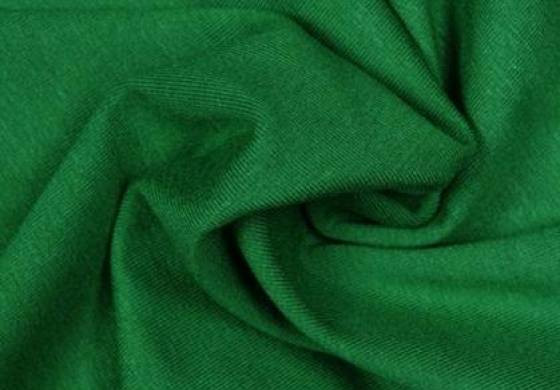 Uni tricot viscose groen