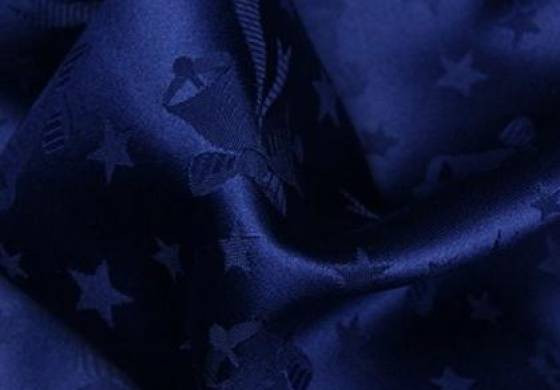 Kerststof blauw klok