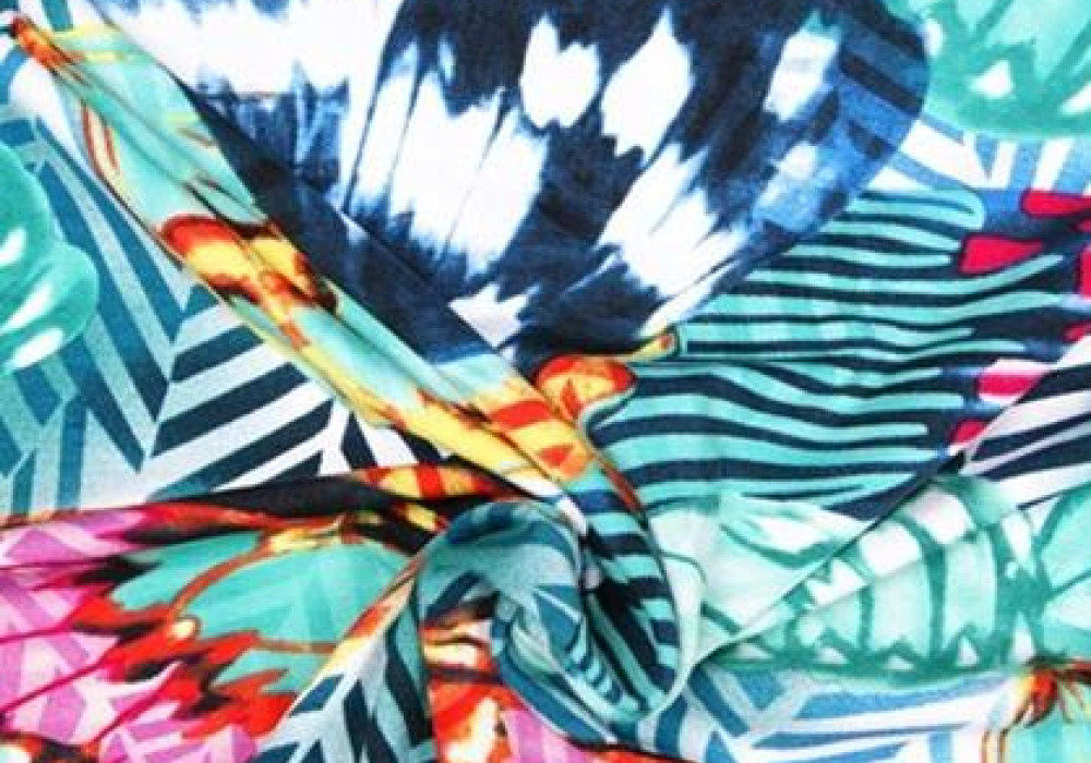 Bloemprint tricot
