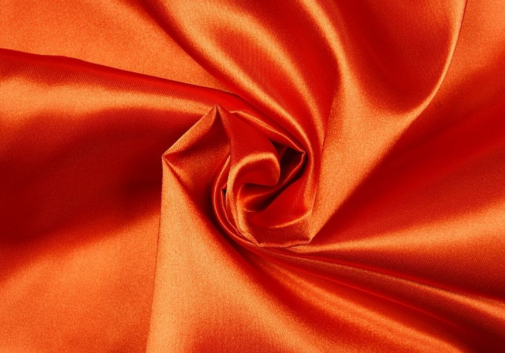 Satijn de luxe oranje