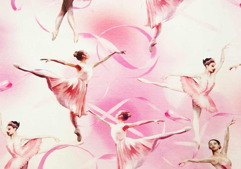 Digitale fotoprint tricot ballerina