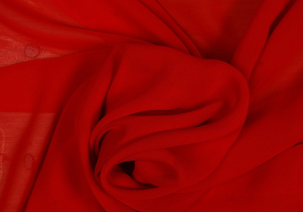 Chiffon / Voile rood