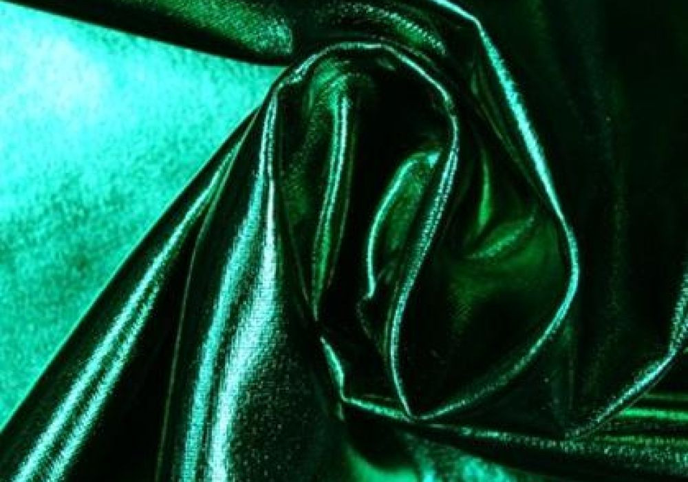 Lamé stretch groen