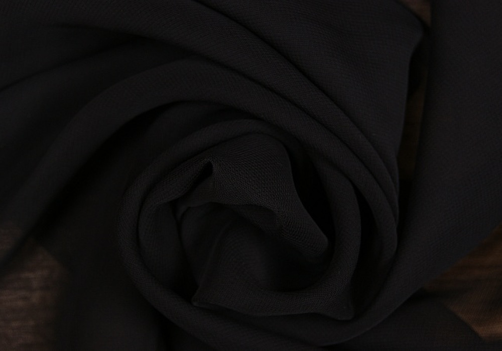 Chiffon / Voile zwart