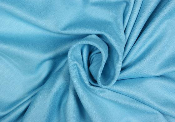 Uni tricot viscose aqua licht