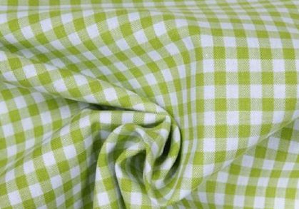 Boerenbont lime ruit 5mm