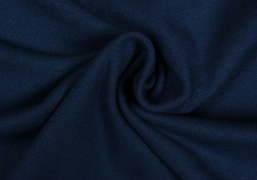 Boordstof tricot petrol smal