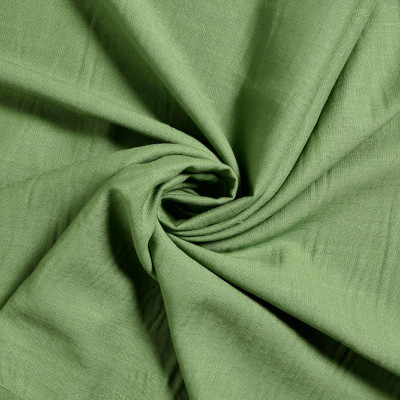 Linnen Viscose Wit Kiwigroen