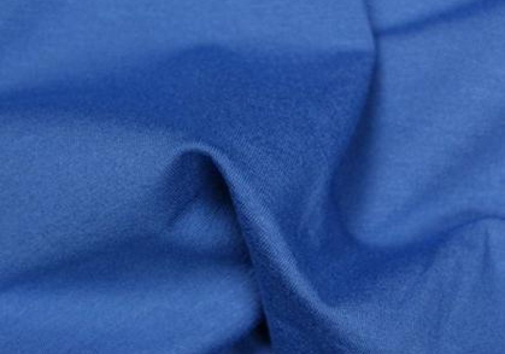 Uni tricot viscose blauw violet