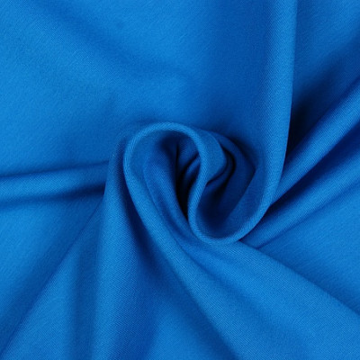 Uni tricot katoen blauw aqua