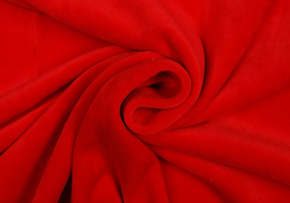 Nicky velours rood