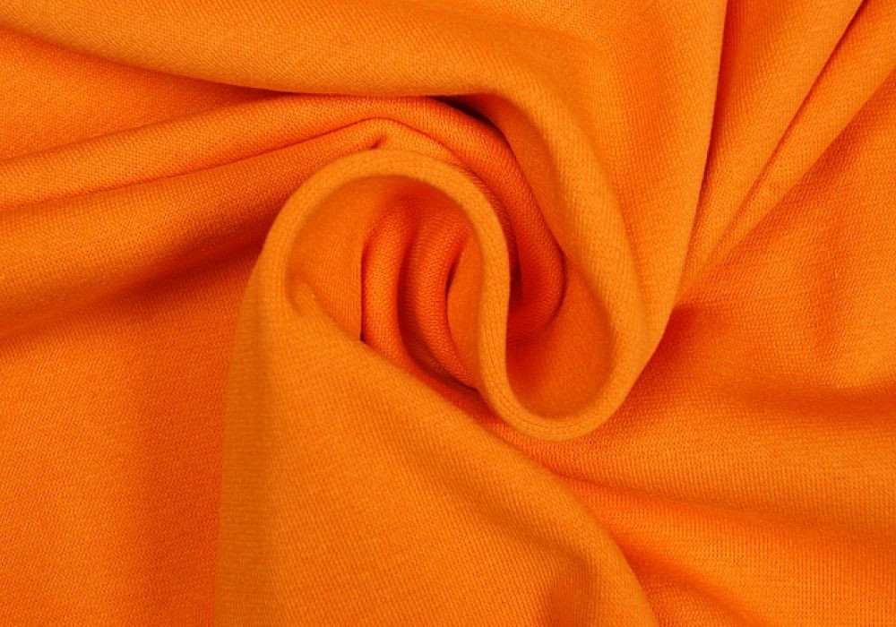 boordstof tricot oranje