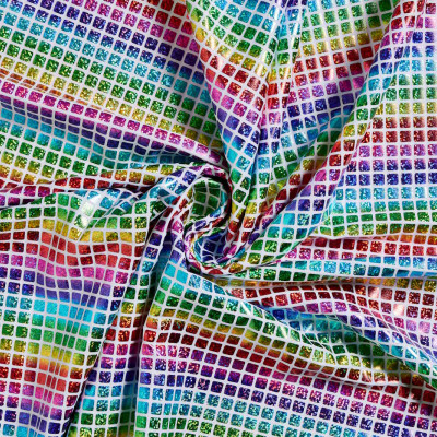 Lamé Stretch - Wit Disco