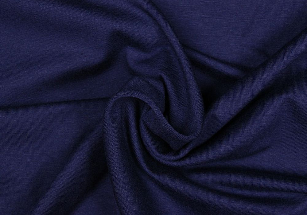 Uni tricot viscose d-blauw