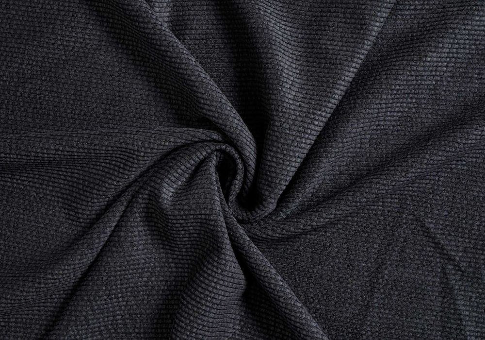 Corduroy Stof Zwart