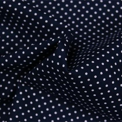 Boerenbont Kleine Stip Marineblauw Wit