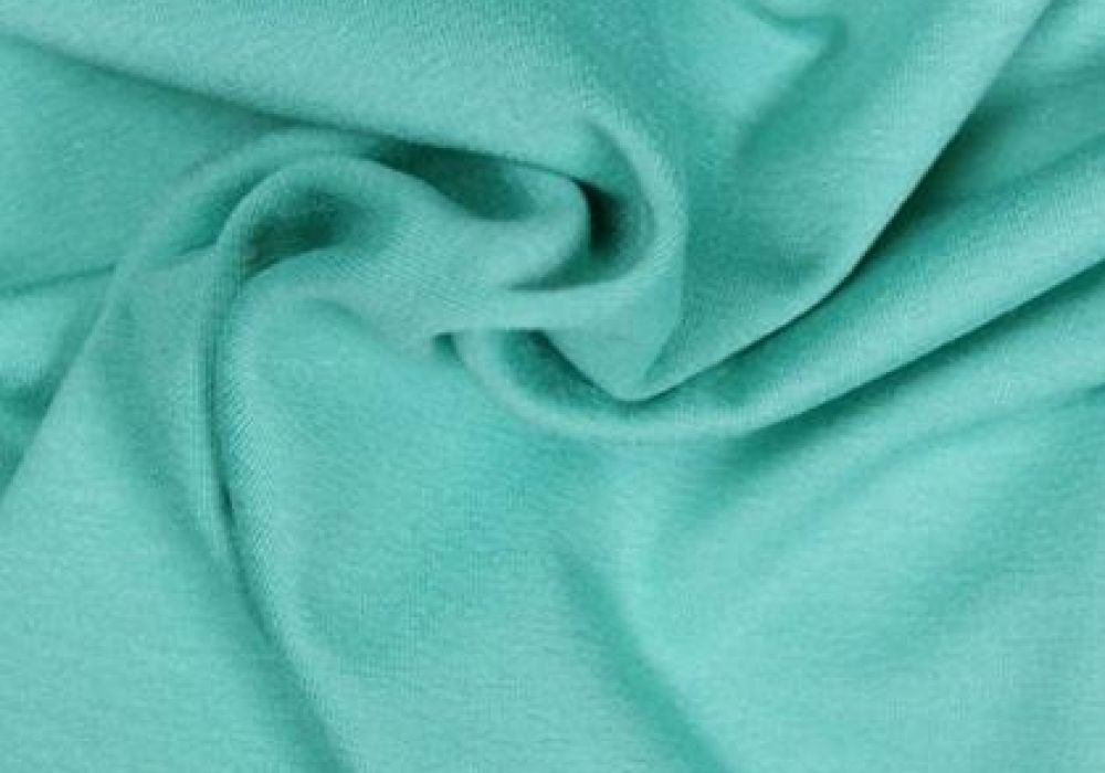 Uni tricot viscose diep-mint