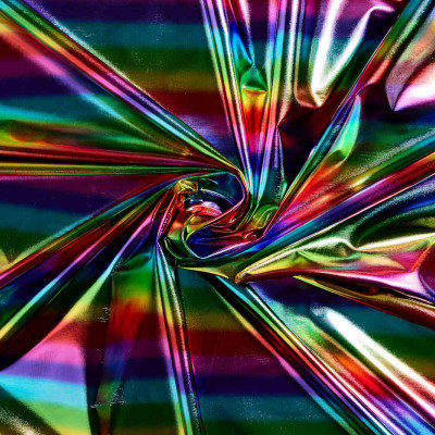 Lamé Stretch - Regenboog Klein