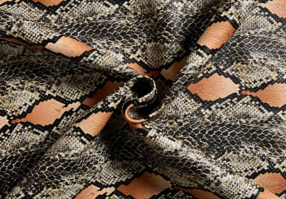 Kunstleer Slangen print